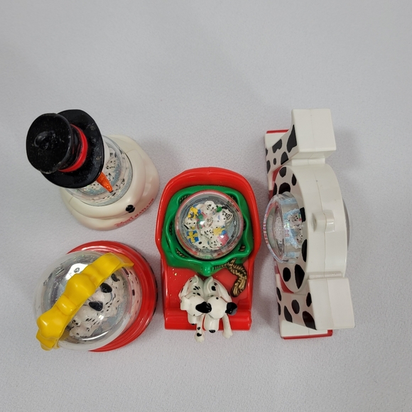 Set Of 4 Vtg 1996 Disney 101 Dalmatians Snow Domes - Picture 7 of 16